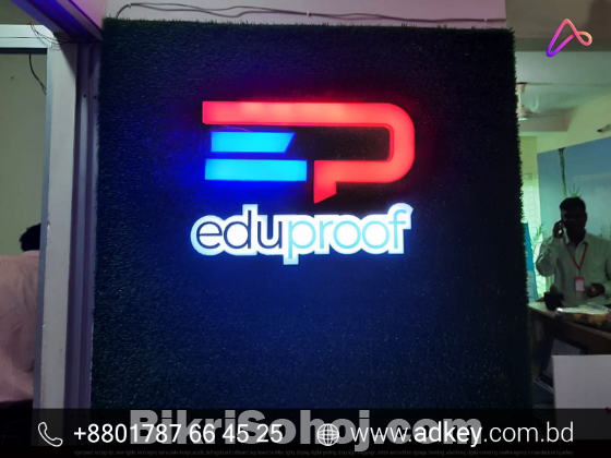 Sign Board  LED Acrylic Letter Advertising in Dhaka